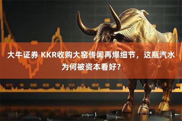 大牛证券 KKR收购大窑传闻再爆细节，这瓶汽水为何被资本看好？