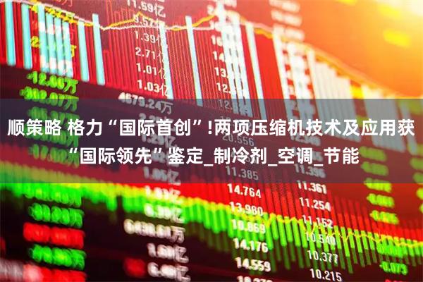 顺策略 格力“国际首创”!两项压缩机技术及应用获“国际领先”鉴定_制冷剂_空调_节能